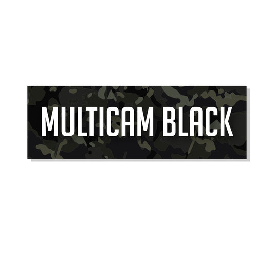 Multicam Black Sticker